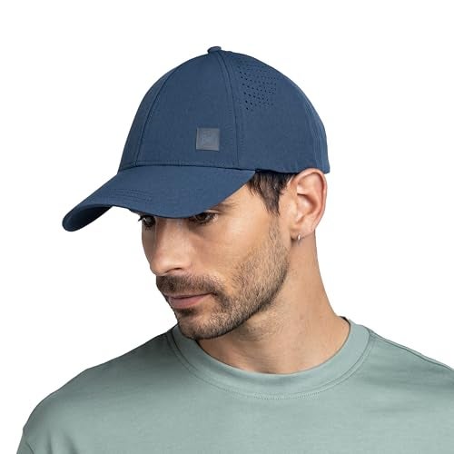 Buff Unisex Blue UV Protection Summit Summer Hiking |Trekking | Biking | Cycling | Running - Cap - Image 3