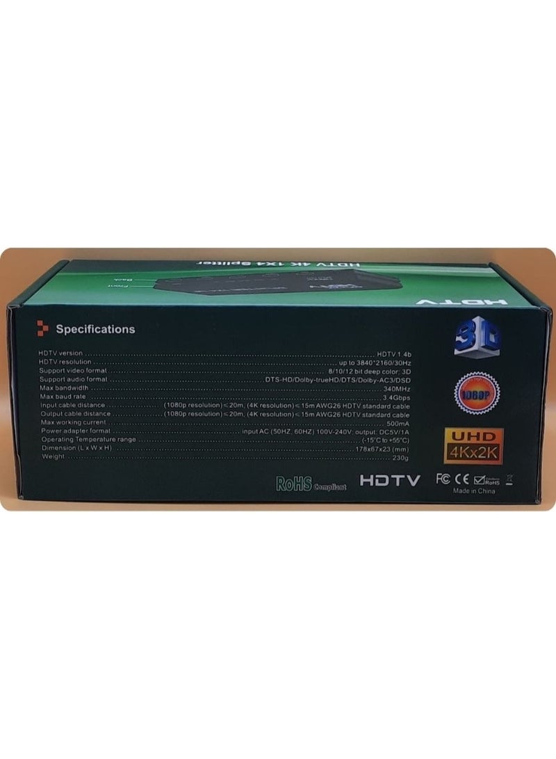 موزع HDMI بدقة 4K 1x4 - Image 3