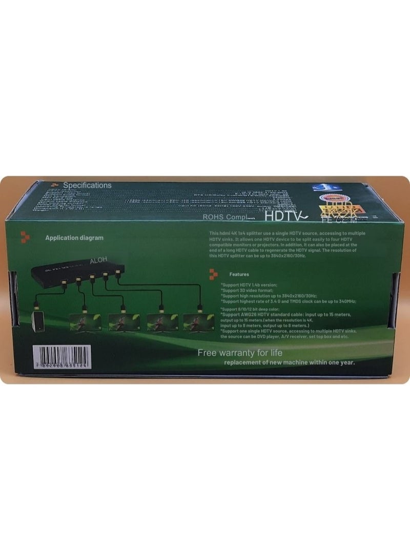 موزع HDMI بدقة 4K 1x4 - Image 4