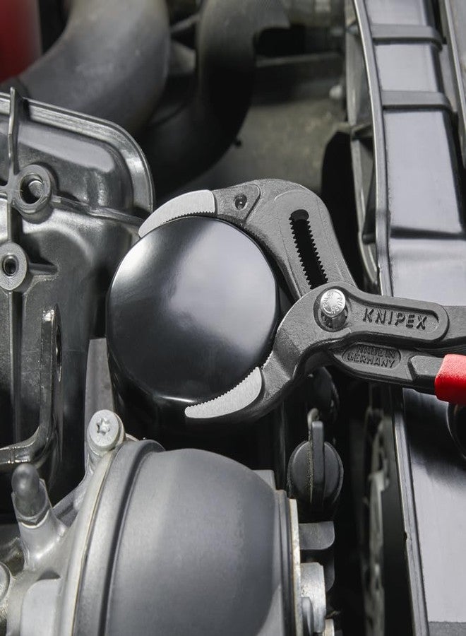 كنيبيكس أدوات KNIPEX - كماشة تثبيت الأنابيب بفكين مسننتين (8101250)، أحمر - Image 5