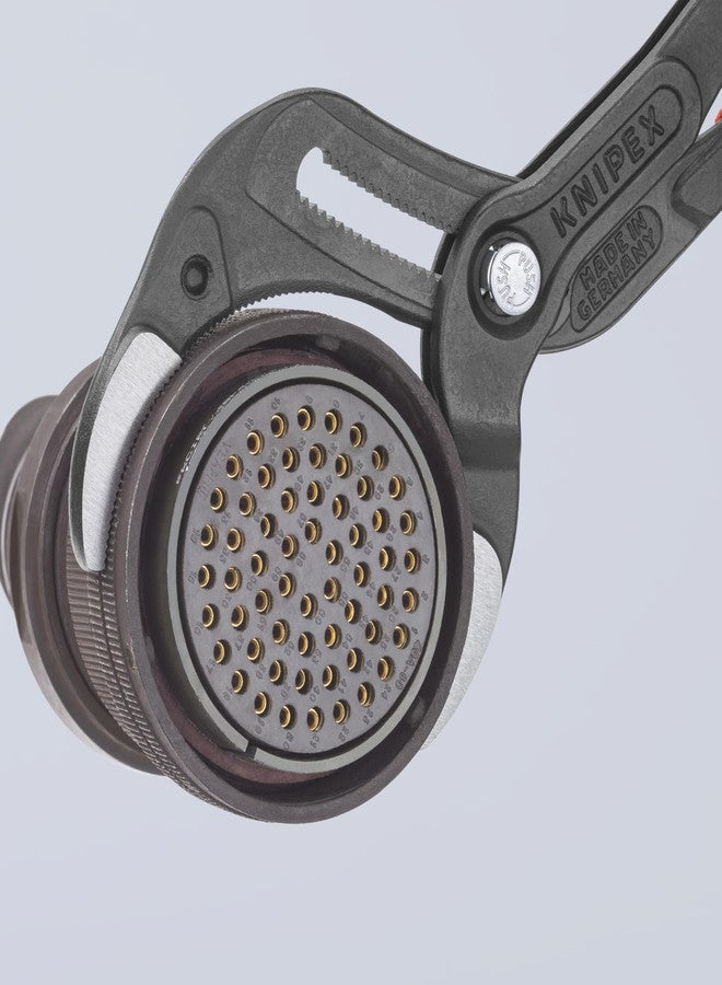 كنيبيكس أدوات KNIPEX - كماشة تثبيت الأنابيب بفكين مسننتين (8101250)، أحمر - Image 4