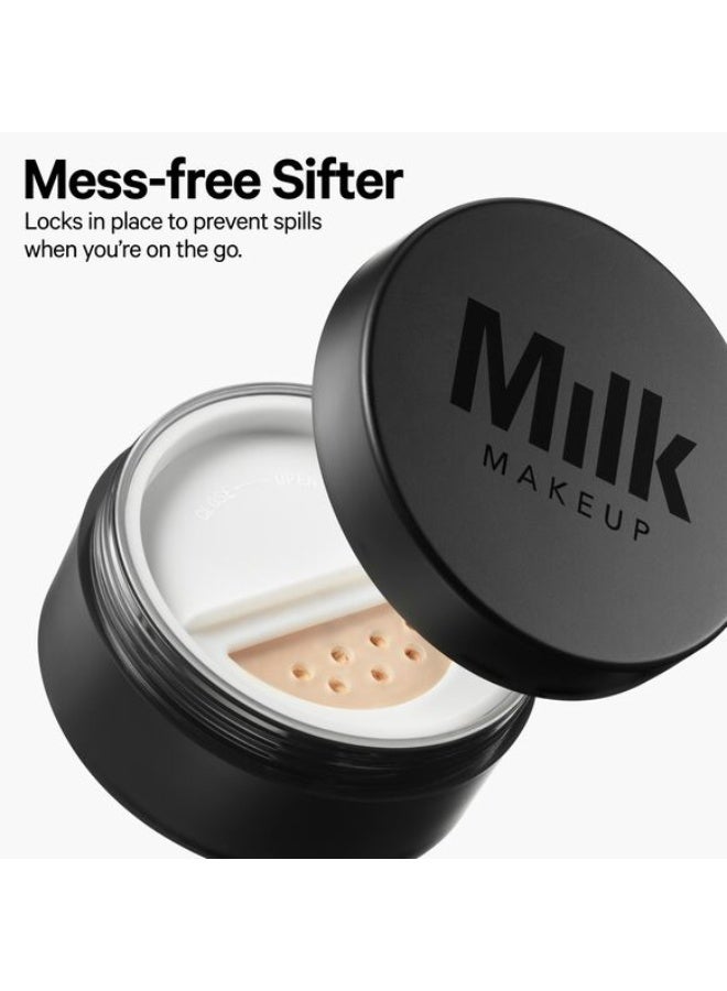 ميلك ميكب بودرة تثبيت المكياج ميلك ميك أب بور إكليبس مات الشفافة متوسطة الحجم 7.65 غرام - Image 4