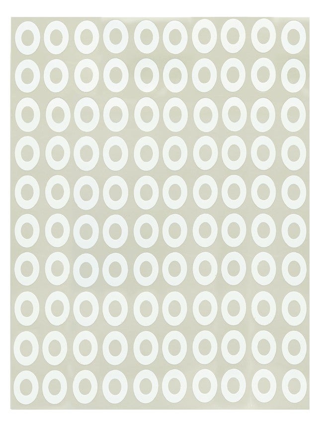 KR. LIF Paper Hole Punch Reinforcement Stickers 2500 Pack - 0.25" Binder Hole Reinforcement Circles Paper Binder Spine Labels for Hole-Punched Pages, - Image 3