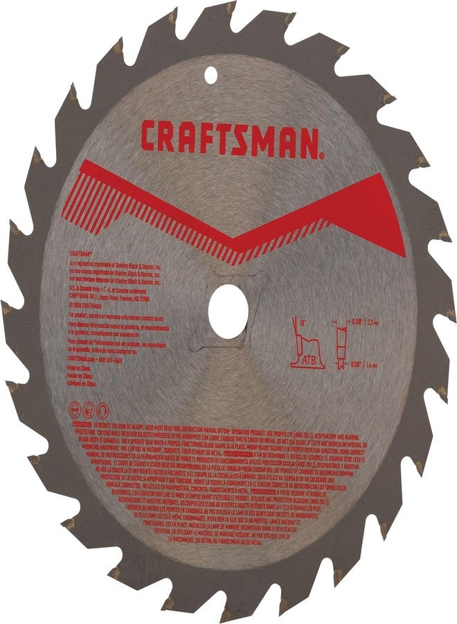 CRAFTSMAN 7-1/4 Inch 24T Framing/Ripping Circular Saw Blade (CMAS272524) - Image 3