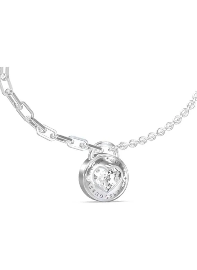 جس Half Round Chain Heart Bracelet