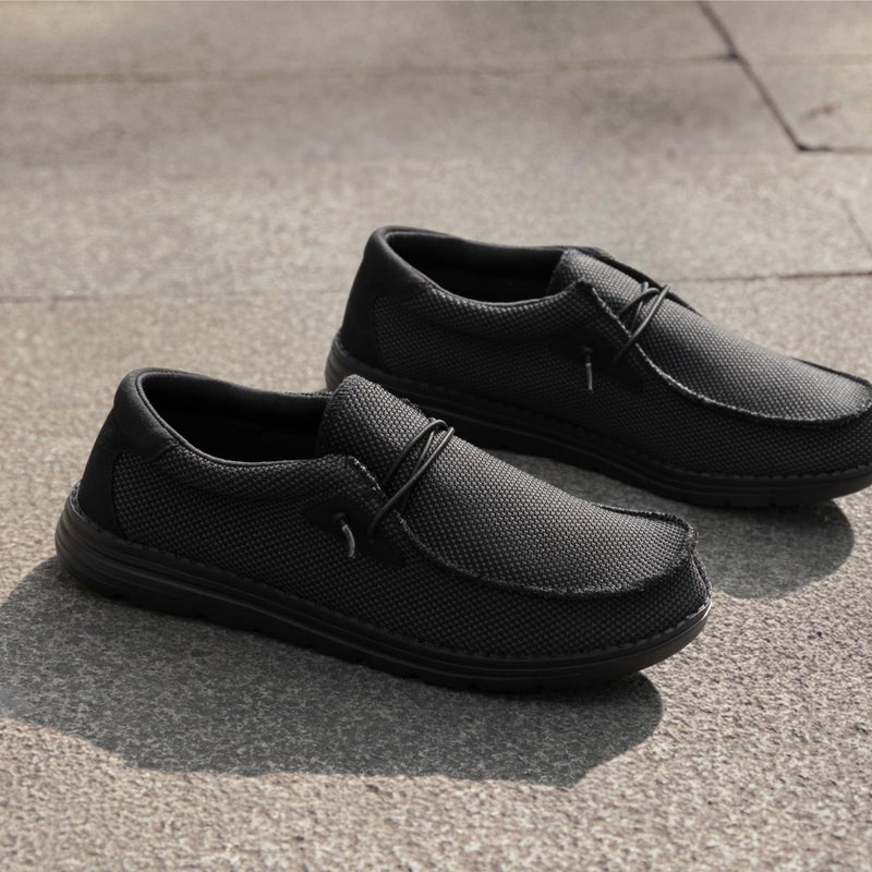 Bruno Marc Men's Casual Slip-on Loafers Stretch Shoes,Size 10.5,Black,BLS211 - Image 4