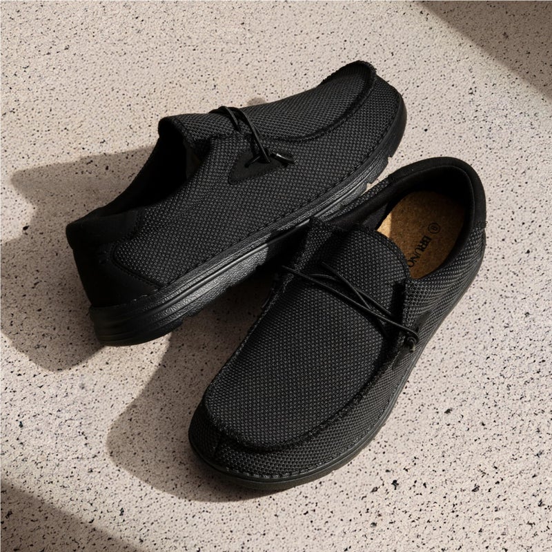 Bruno Marc Men's Casual Slip-on Loafers Stretch Shoes,Size 10.5,Black,BLS211 - Image 5