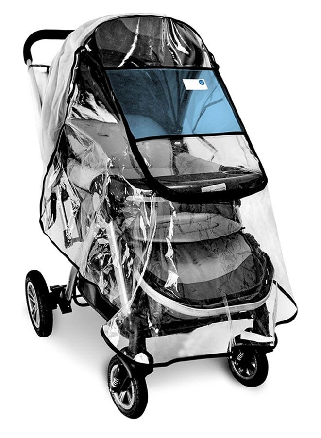 Muyixin Stroller Rain Cover Universal Stroller Accessory,Waterproof, Windproof Protection, Protect from Dust Snow,Baby Travel Weather Shield - Image 1