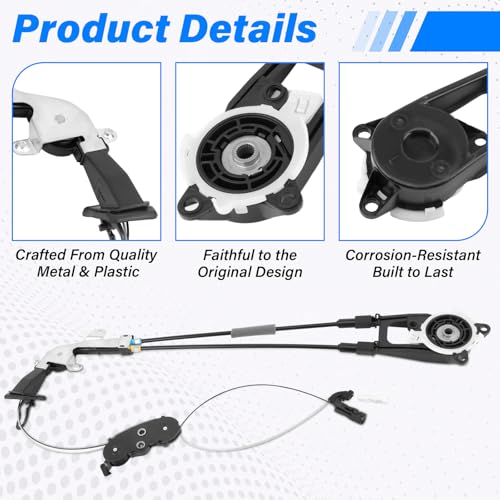 Femibon Left Power Sliding Door Cable Fit for 2011 2012 2013 2014 2015 2016 2017 2018 2019 2020 Toyota Sienna 2.7L 3.5L,Electric Sienna Sliding Door Cable Assembly,Replace 85016-08010 85016-08011 - Image 3