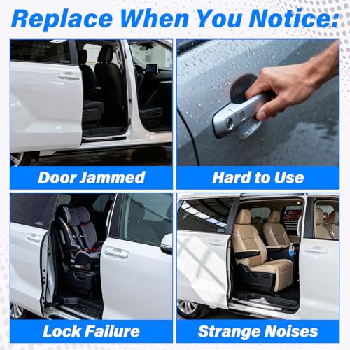 Femibon Left Power Sliding Door Cable Fit for 2011 2012 2013 2014 2015 2016 2017 2018 2019 2020 Toyota Sienna 2.7L 3.5L,Electric Sienna Sliding Door Cable Assembly,Replace 85016-08010 85016-08011 - Image 4