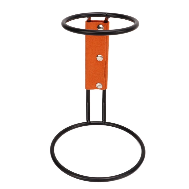 Pour Over Coffee Dripper Rack Iron Dripper Stand with Leather Handle Case for Home Coffee Shop - Image 4