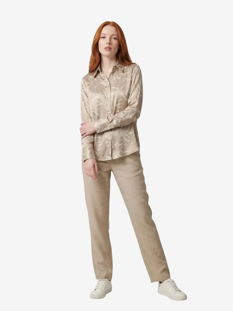 ماي فاشن MY FASHION Abstract Print Button-Up Shirt