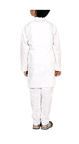 Royal Kurta Royal Kid's White Cotton Kurta Pyjama - Image 2
