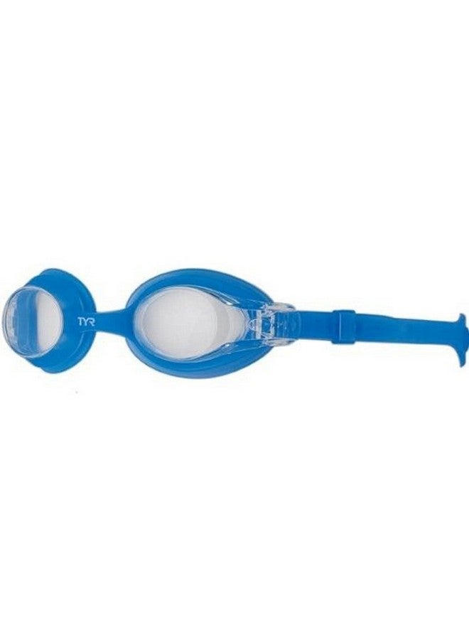 TYR Kids Swimple Swim Goggle Clear Blue - Image 2