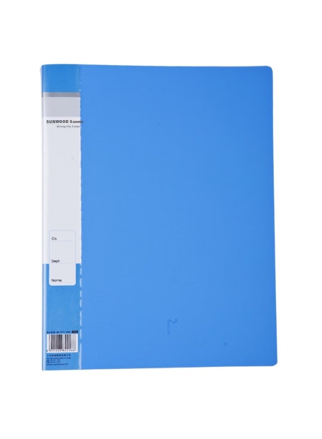 Sunwood Standard Single Strong Clip/مجلد المستندات/جيب داخلي زاوي، أزرق، Ab201a/p - Image 2