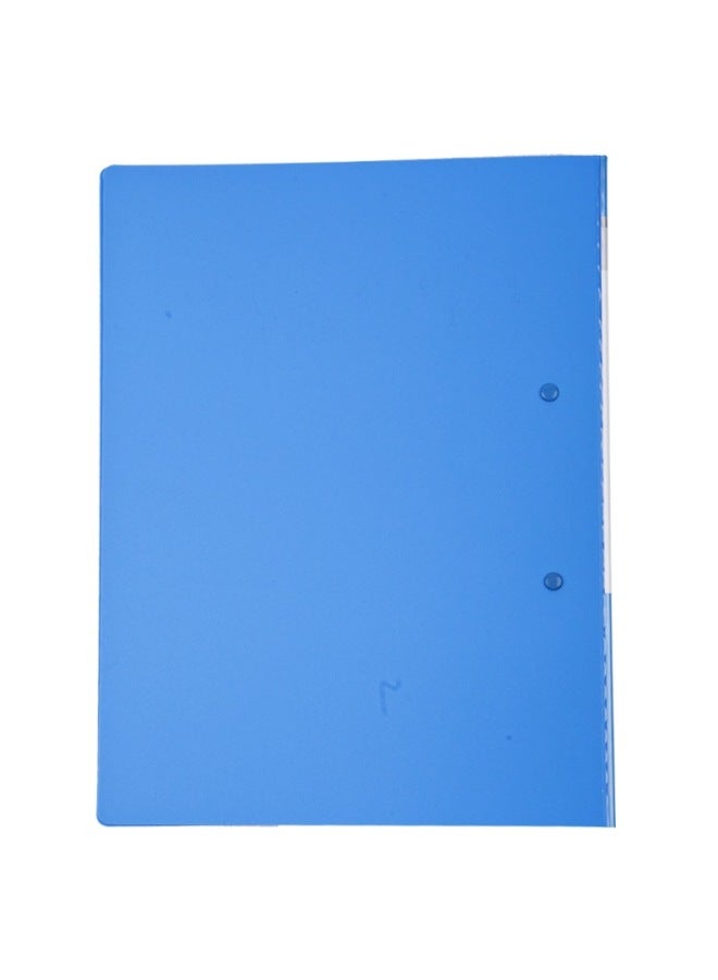 Sunwood Standard Single Strong Clip/مجلد المستندات/جيب داخلي زاوي، أزرق، Ab201a/p - Image 3