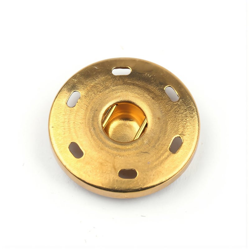 Portable 8mm Thin Light Snap Buttons Brass Sew On Spare Repair Part For Travel Sewing Kit - Image 3