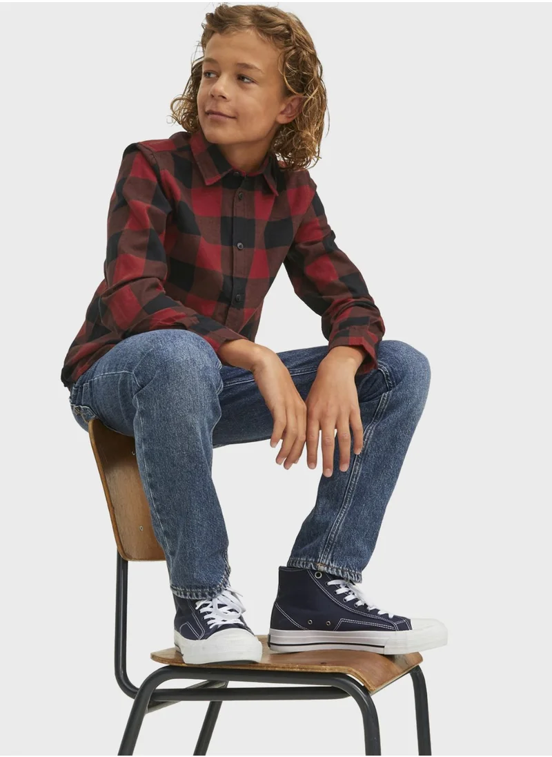 Jack & Jones Junior Youth Checked Shirt