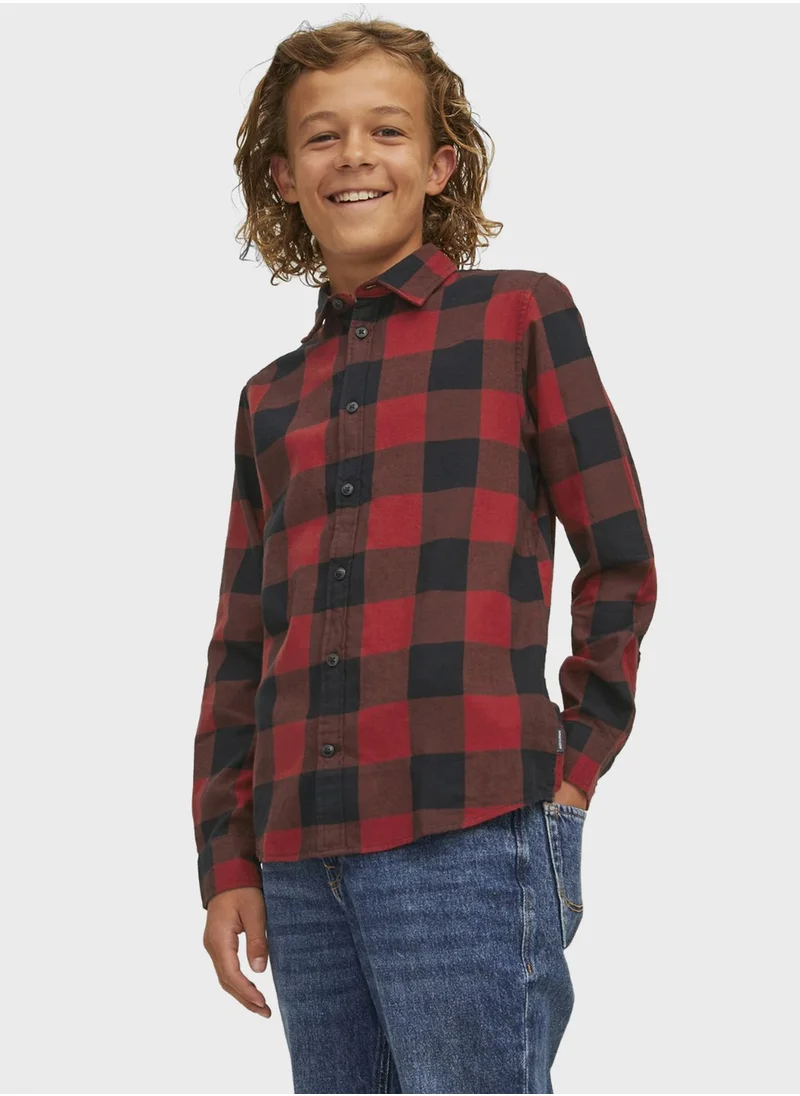 Jack & Jones Junior Youth Checked Shirt