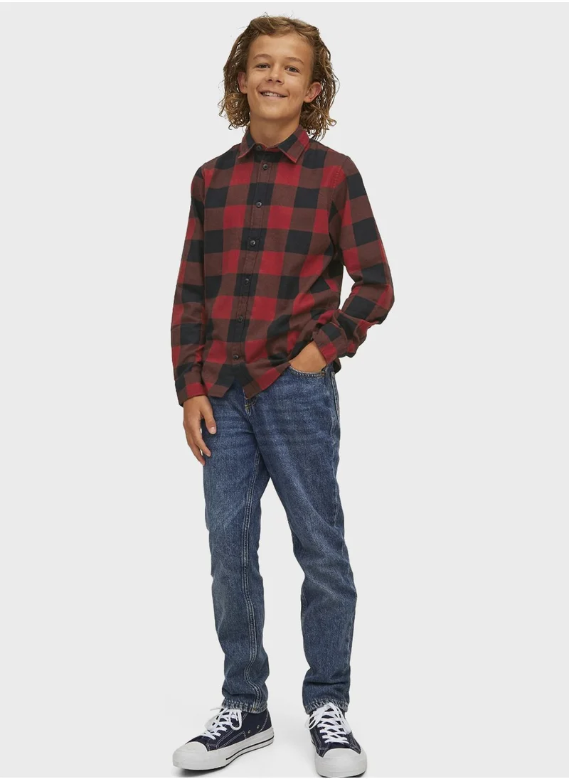 Jack & Jones Junior Youth Checked Shirt