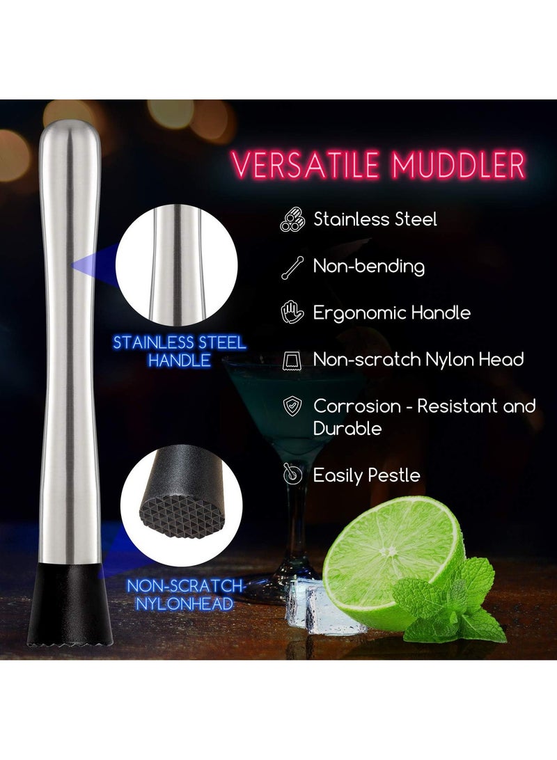 Home zone Stainless Steel Drink Shaker with Jigger for Milk Tea and Coffee - Image 3