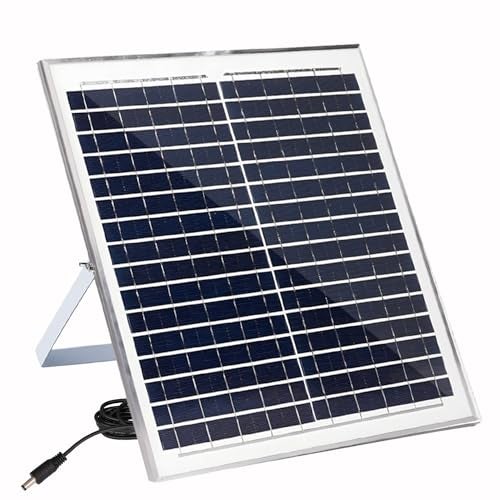 Gigawatts HSL-18W Solar Panel Water Resistant & Durable 18V 1A Power PV Board Portable Charger for Battery Charging Home Camping (Pack of 1) - Image 1