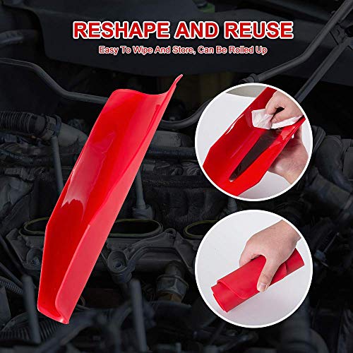 Cyantor Flexible Draining Tool - Foldable Oil Drain Funnel, Moldable - Ideal for Oil Change - Image 3