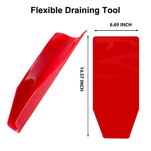 Cyantor Flexible Draining Tool - Foldable Oil Drain Funnel, Moldable - Ideal for Oil Change - Image 2