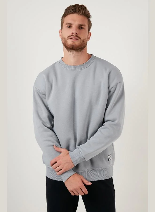 Buratti Buratti Regular Fit Crew Neck Fleece Lined 2-Pack Men's Sweatshirt 5905255S2