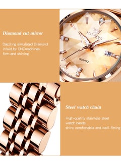 OLEVS Watches for Women Stainless Steel Quartz Water Resistant Analog Watch 5536  - Image 5