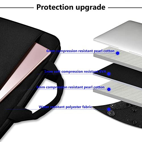 Hseok Laptop Sleeve 13-14 Inch Case Briefcase Compatible with MacBook Pro 14 inch M4/M3/M2/M1 All Model of 13.3 Inch Mac Air/Pro, XPS 13 14, Most Popular 13"-14" Notebooks,B04K01 - Image 3