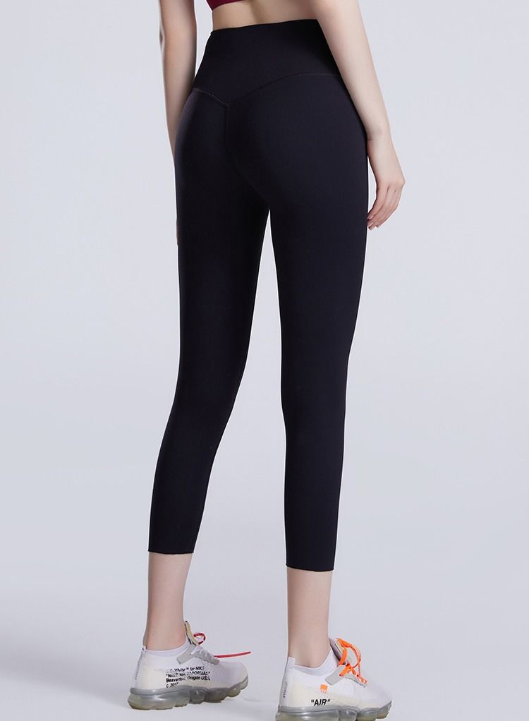 Loquat Solid Stretch Yogo Pants Black - Image 2