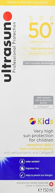 ultrasun Kids Sunscreen SPF50 white Unscented 150 millilitre - Image 2