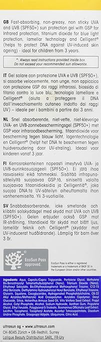 ultrasun Kids Sunscreen SPF50 white Unscented 150 millilitre - Image 5