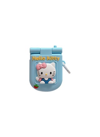 Flip Mirror KT Cat Phone AirPods Pro For Apple Bluetooth Headset 2/3/4 Generation Protective Cover For Cute-Color:Blue Flip Mirror Kt Cat + Ring-Applicable Models:AirPods 3(2021) - pzsku/Z3997AE3B7CCB59AF482EZ/45/1745306486/793c3b4e-8c71-476e-8eb3-b06a2b1806ce