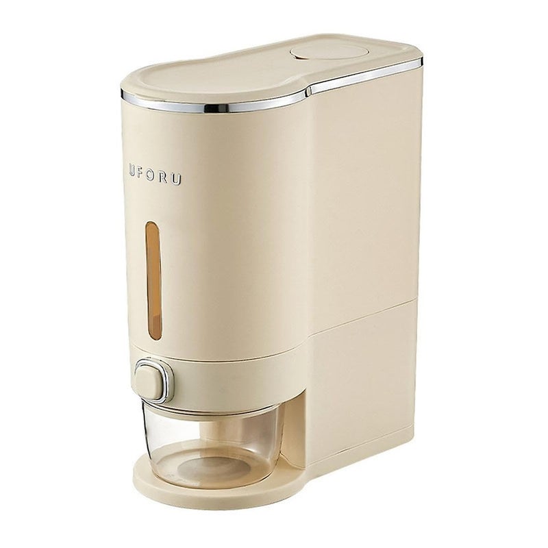 Jukkre Jukkre Rice Dispenser, 22 Lbs Large Rice Container with Measuring Cup, Moisture Proof Cereal Dispenser Storage, Dry Food Storage Corn Grain Container for Kitchen Pantry  - Image 1