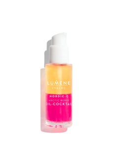 Lumene Lumene Nordic-C [Valo] Arctic Berry Face Oil - Antioxidant-Rich, Hydrating Serum with Vitamin C, Vitamin E & Hyaluronic Acid - Replenishes and Plumps Dry Skin - Vegan Skin Care (30 ml) 
