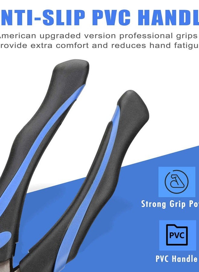 URASISTO 6-Inch Linesman Pliers with heavy Duty Nickel Chromium Steel Construction - Image 4
