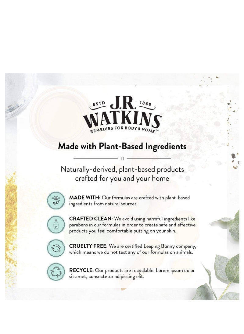 J.R.WATKINS - J.R. Watkins Natural Hydrating Body Oil Mist, Lemon Cream, Moisturizing Body Oil Spray for Glowing Skin, USA Made and Cruelty Free, 6 fl oz, Single - Image 1