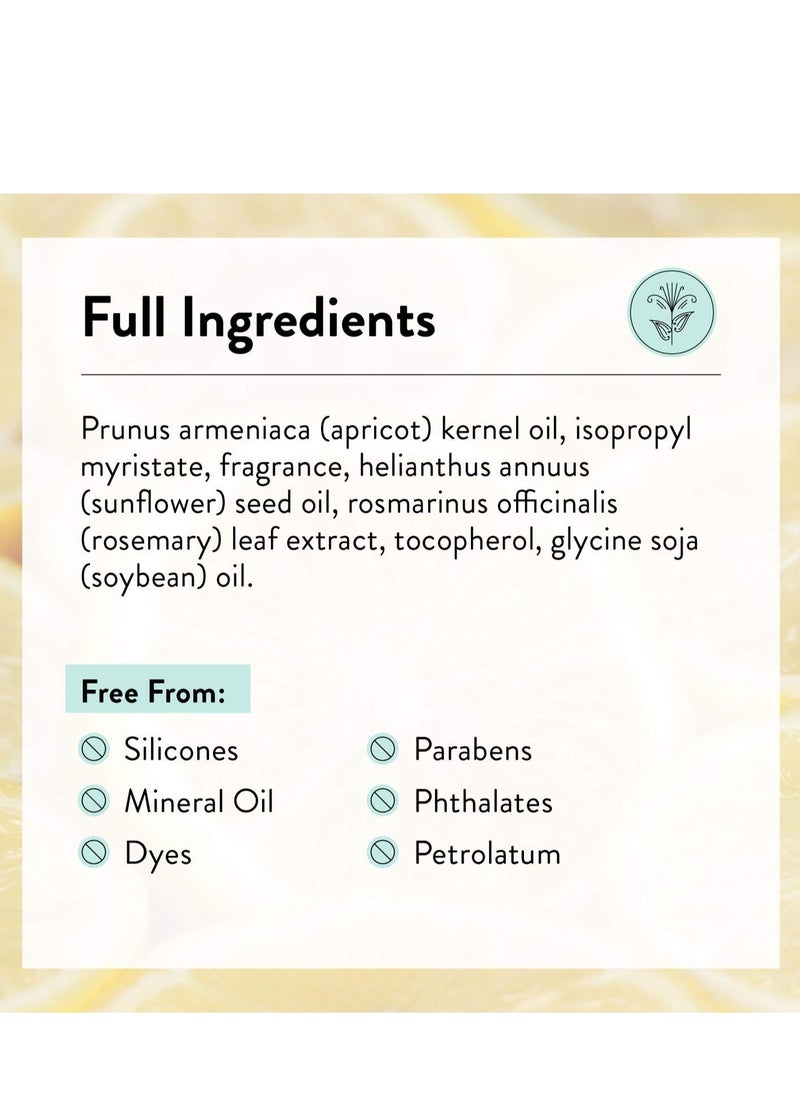 J.R.WATKINS - J.R. Watkins Natural Hydrating Body Oil Mist, Lemon Cream, Moisturizing Body Oil Spray for Glowing Skin, USA Made and Cruelty Free, 6 fl oz, Single - Image 1