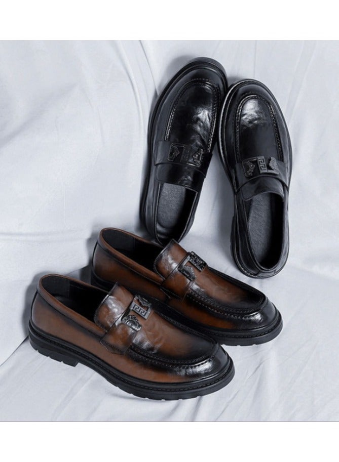 Warrior Versatile Retro Casual Leather Shoes  - Image 5