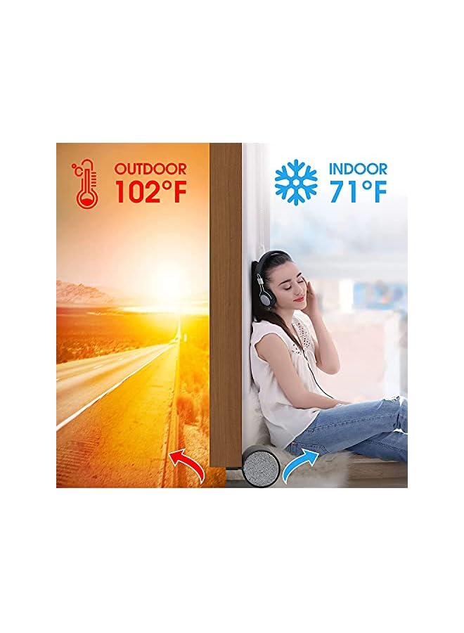 The Bros 37 Inch Under Door Draft Stopper Guard Adjustable Twin Home Soundproof Dust Proof Seal Strip Door Window Insulation Draft Blocker (Black)37INCH.The Bros - Image 2