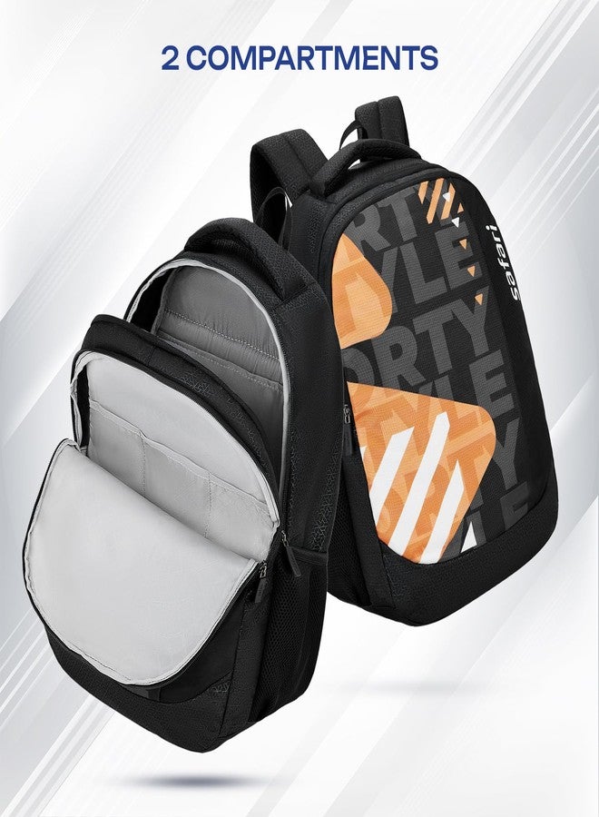 Safari Duplex 32L School bag for Boys and Girls, Office use/travel bag for men & women, Casual 2 Compartment Printed Large Backpack Bags with Armor Base, Organizer, File holder, Rain Cover - Image 2