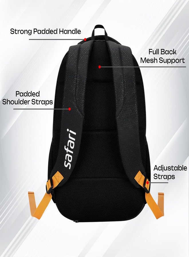 Safari Duplex 32L School bag for Boys and Girls, Office use/travel bag for men & women, Casual 2 Compartment Printed Large Backpack Bags with Armor Base, Organizer, File holder, Rain Cover - Image 5