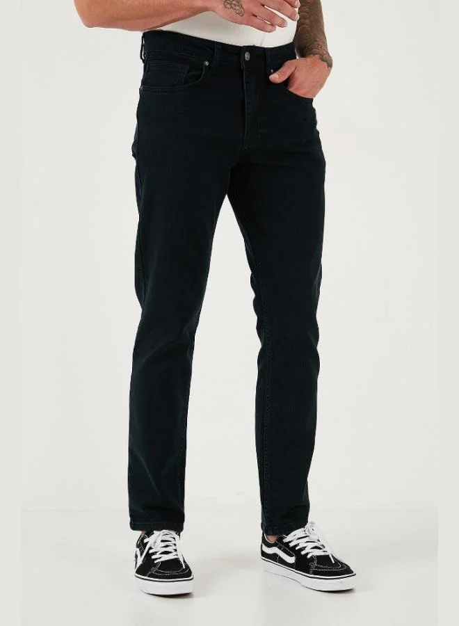 Buratti  Buratti Cotton Comfort Fit Normal Waist Straight Leg Jeans Men's JEANS 412C05TEXAS for Men | Best Price UAE