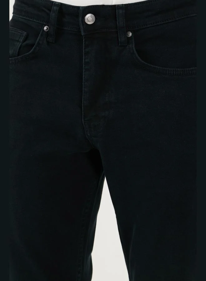 Buratti  Buratti Cotton Comfort Fit Normal Waist Straight Leg Jeans Men's JEANS 412C05TEXAS for Men | Best Price UAE