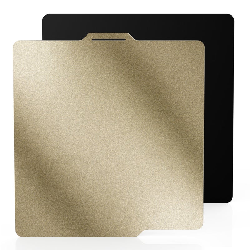 PEI Printing Plate Kit: Gold 2-Layer Magnetic Build Platform - Enhanced Adhesion & Long-Life Coating 3D Printer Bed for Bambu Lab X1, Bambu Lab P1P & FDM Printing Projects - Image 1