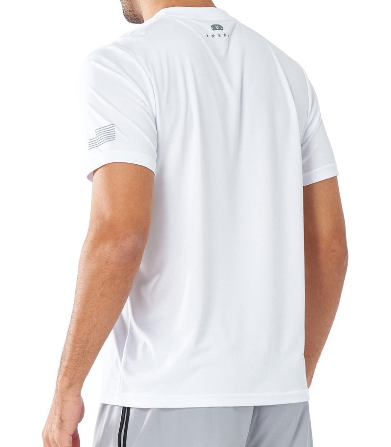 NORTHYARD Men's UPF 50+ Sun Protection Shirts Swim SPF UV Quick Dry Short Sleeve T-Shirts for Athletic Fishing Rash Guard White M - Image 2