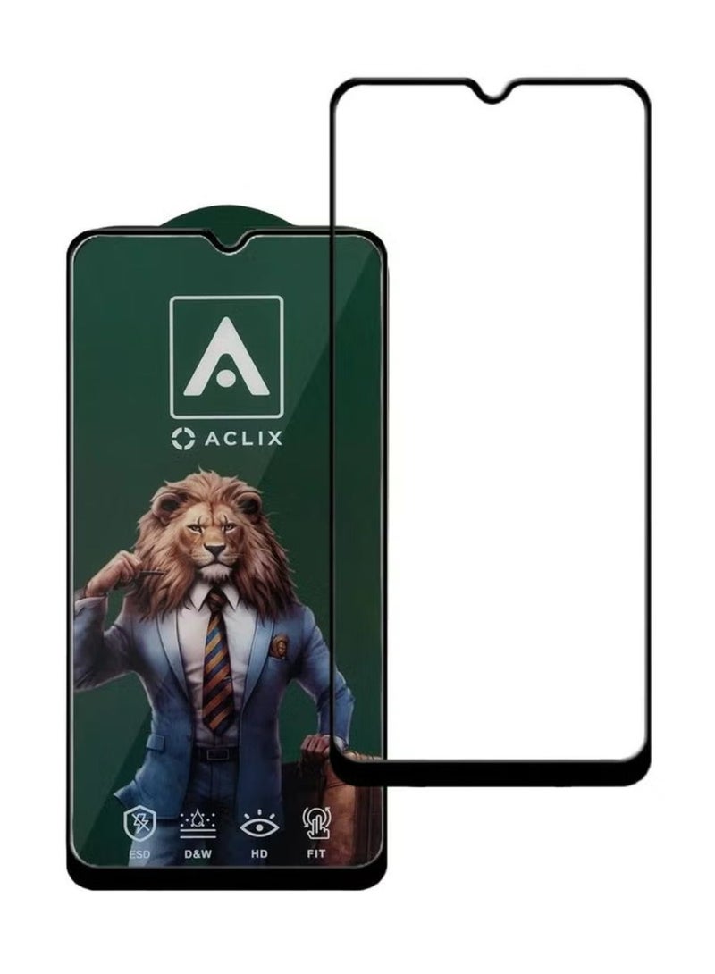 أكاليكس واقي شاشة من الزجاج المقسى 5D مصمم لهاتف Redmi Note 11 4G، غراء كامل من الحافة إلى الحافة، تغطية كاملة للشاشة وخالية من الفقاعات - Image 1
