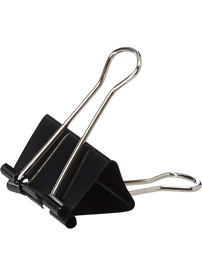 ديلي علبة مشبك مجلد مقاس 41 مم باللون الأسود E38562 - Image 1